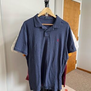 Ralph Lauren Men's Dark Blue Polo Shirt